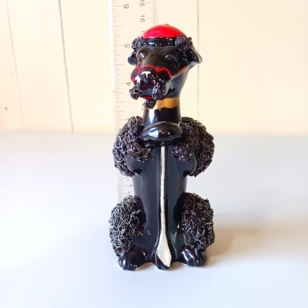 VINTAGE black spaghetti poodle - Picture 6 of 6